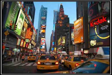 Wind and Sun Power Times Square Billboard Image